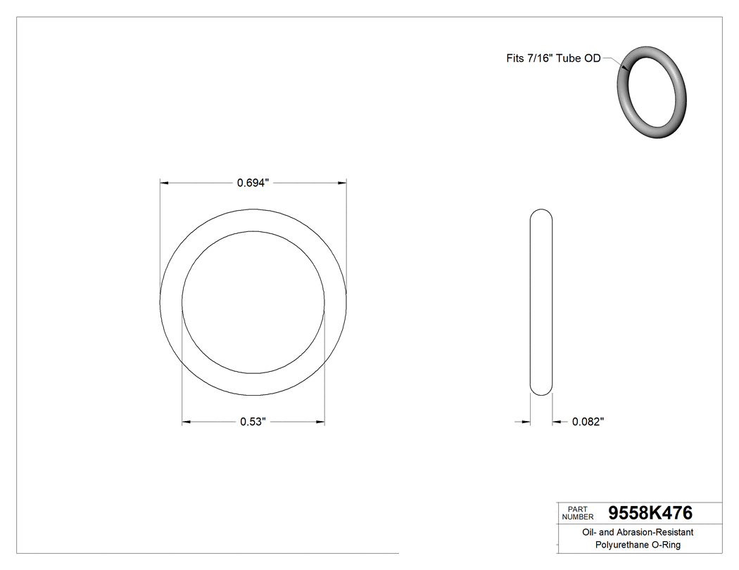 Technical drawing - 9558K476
